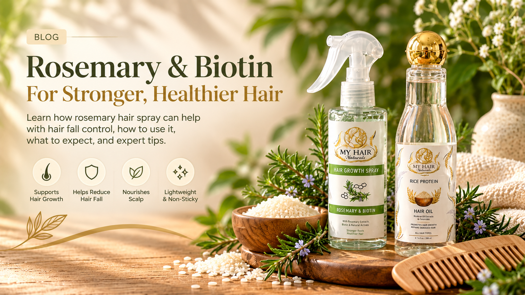 Rosemary Hair Growth Spray: How to Use It for Hair Fall (Baal Jhadna Kaise Roke)
