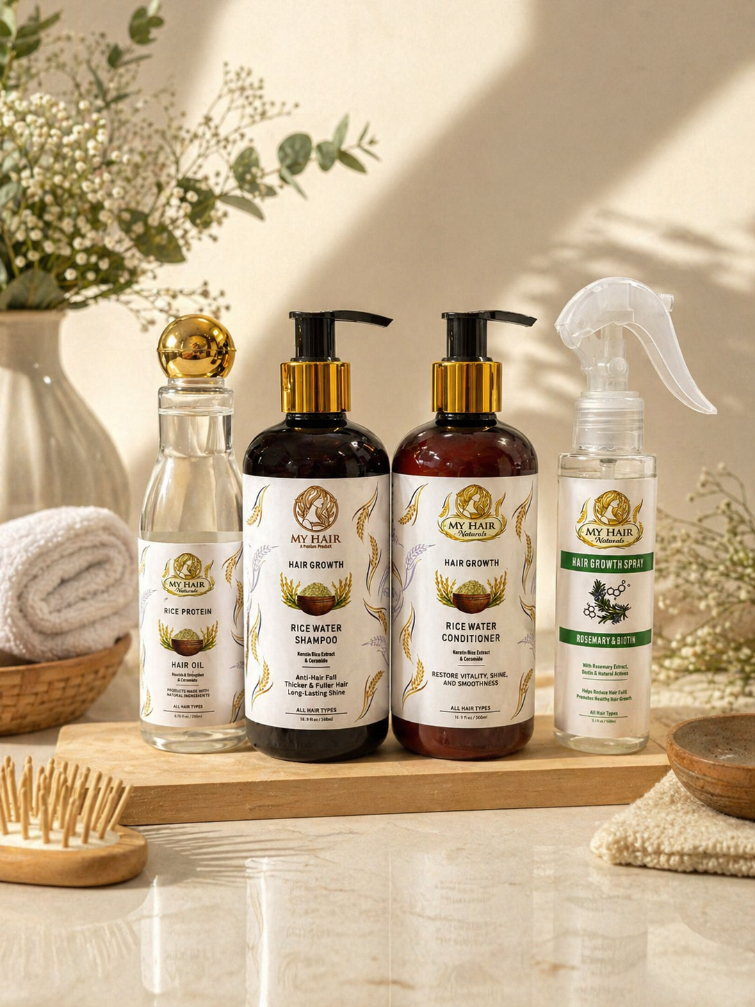 MYHAIR naturals antihairfall combo kit 
